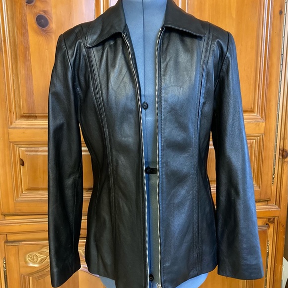 Jacqueline Ferrar Jackets & Blazers - Jacqueline Ferrar Genuine Lambskin Jacket
